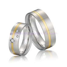 Unique Handmade Gold Groove Jewelry Wedding Ring